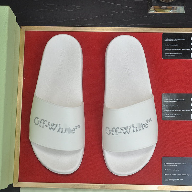 New-OFF Leather slippers