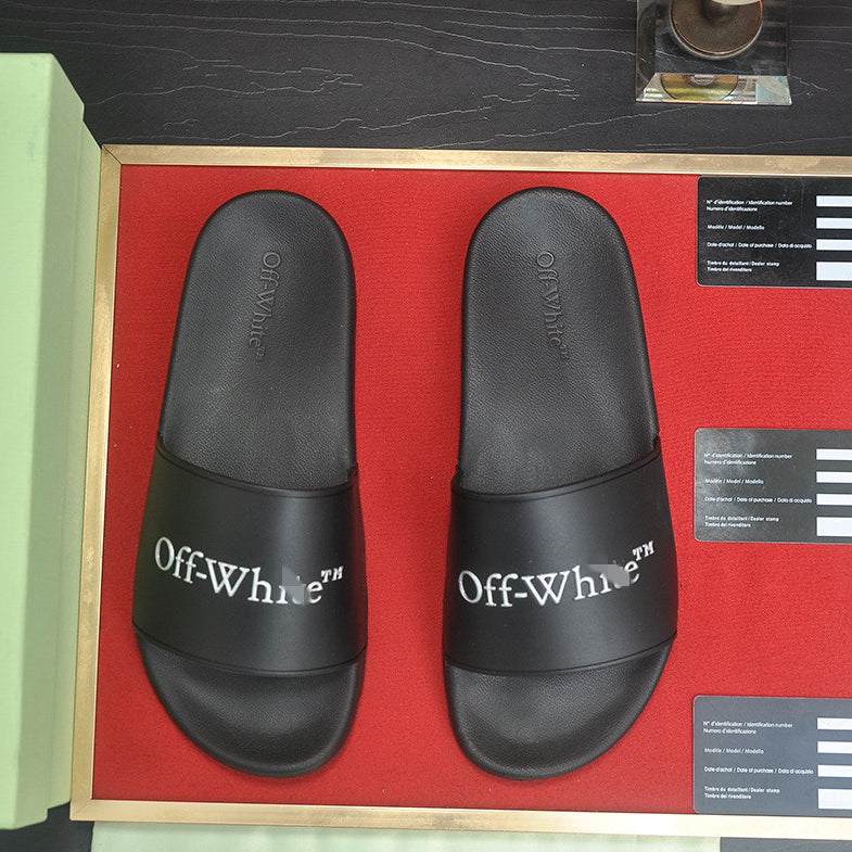 New-OFF Leather slippers