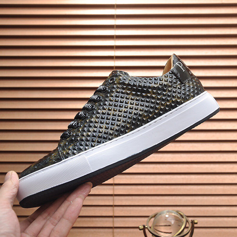 New-PP Leather casual shoes