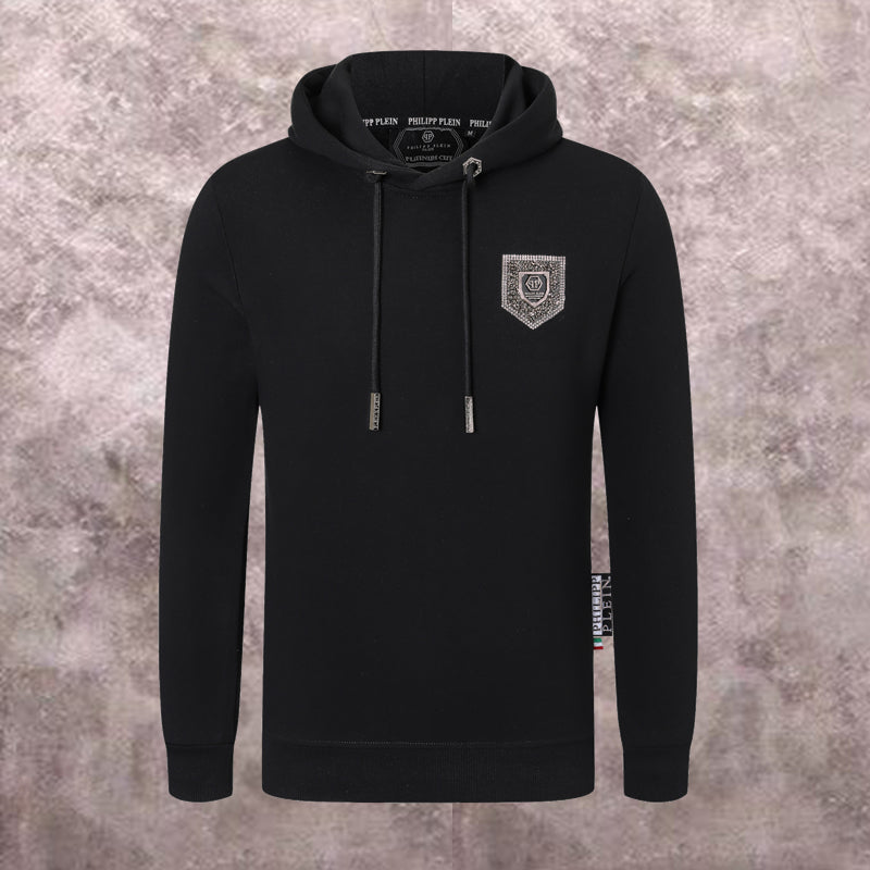 New-PP 8678 skull Diamonds Hoodie