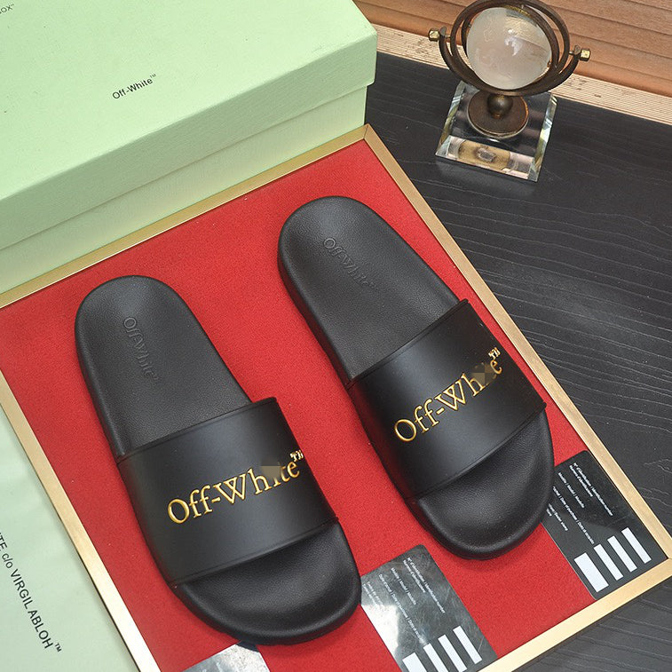 New-OFF Leather slippers
