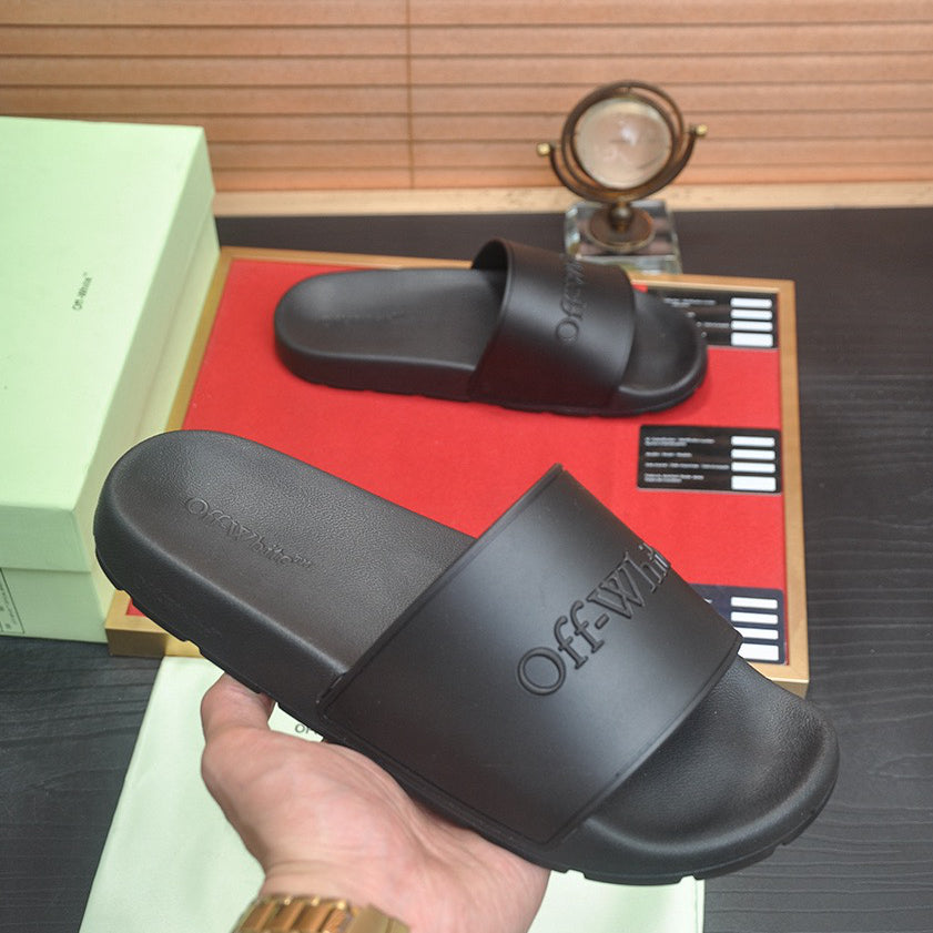 New-OFF Leather slippers