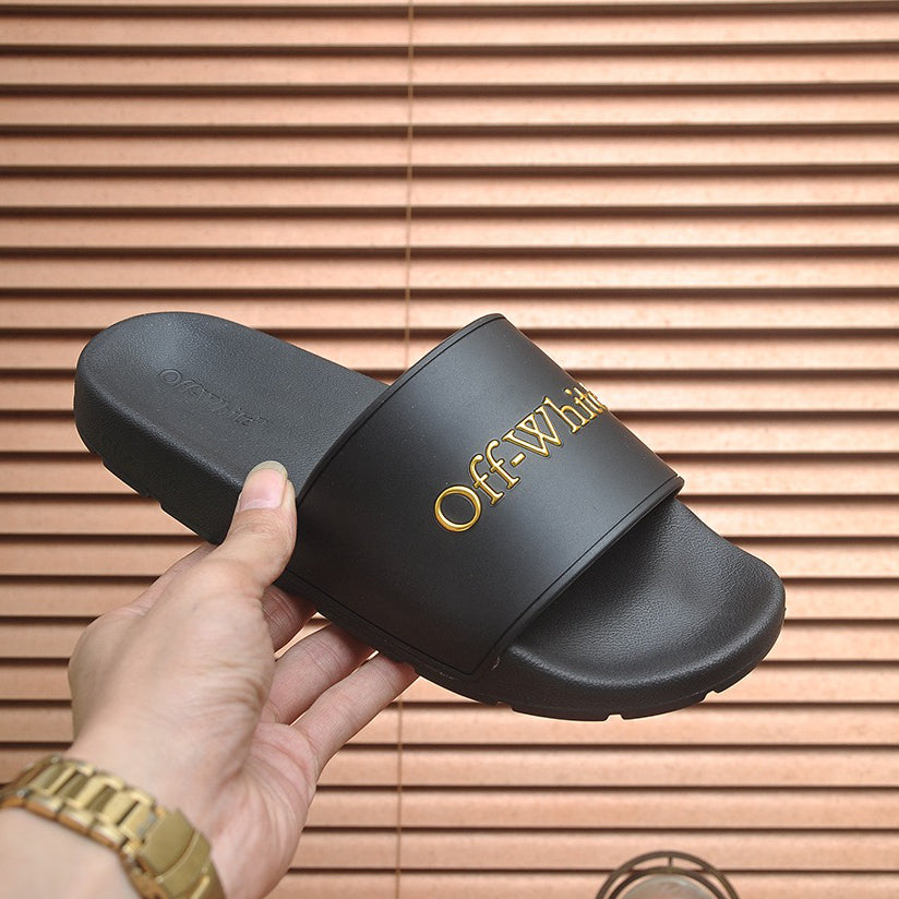 New-OFF Leather slippers