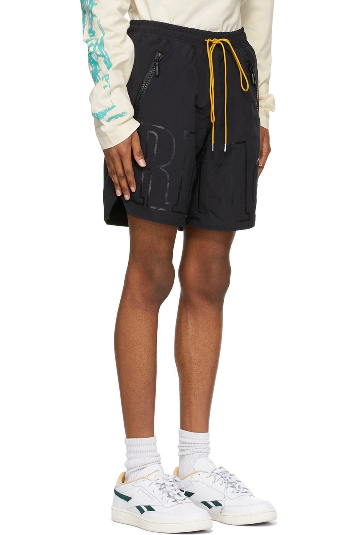 New-RHUDE print shorts