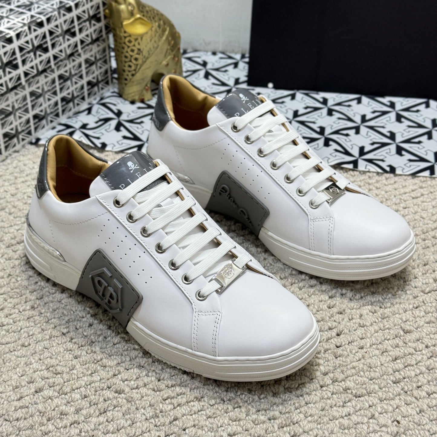 New-PP Casual leather shoes