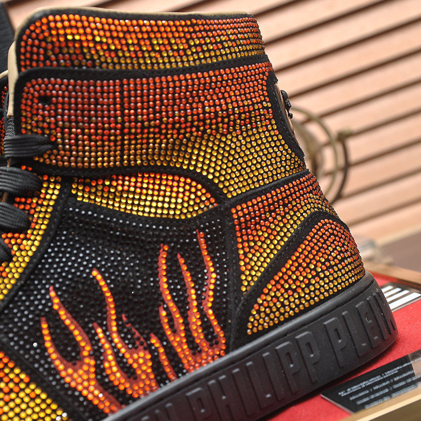 New-PP High-top Leather Shoes