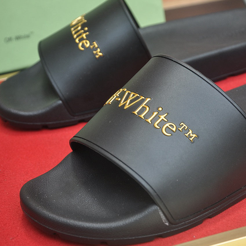 New-OFF Leather slippers