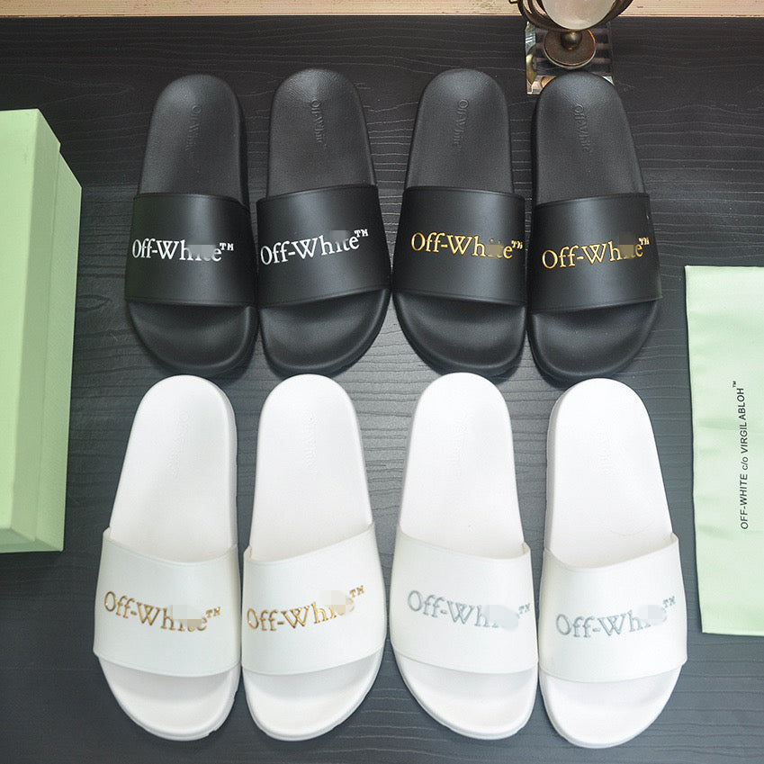 New-OFF Leather slippers