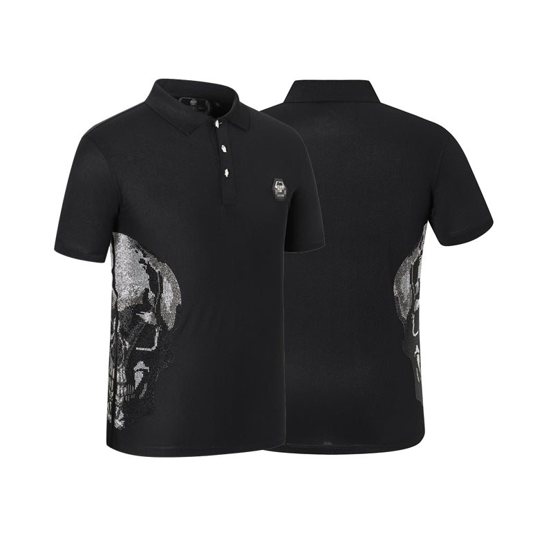 New-PHILIPP skull Diamond Polo