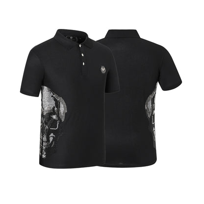 New-PHILIPP skull Diamond Polo