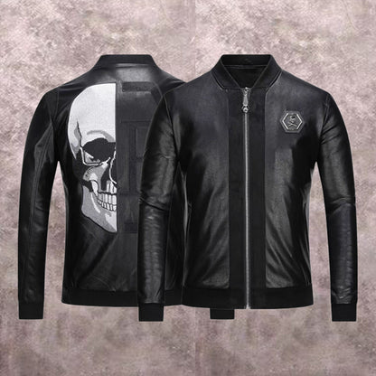 New-PP 8636 leather jacket
