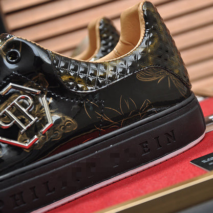 New-PP Leather casual shoes