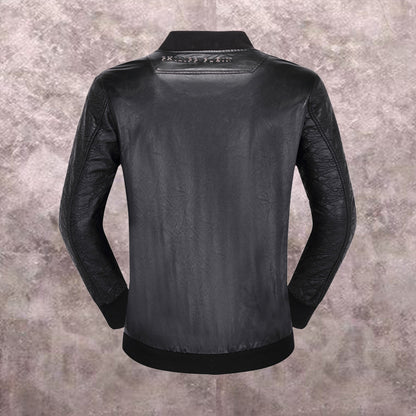 New-PP 6948 Padded leather jacket