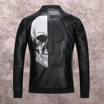New-PP 8636 leather jacket
