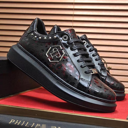 New-PP Casual leather shoes