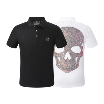 New-PP Skull Diamond polo shirt