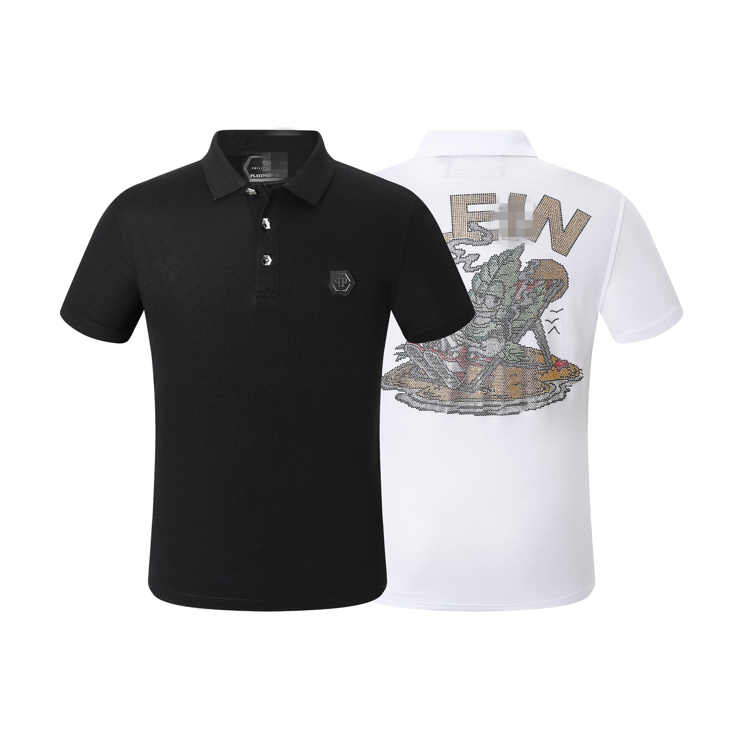 New-PP Coconut Tree Diamond Polo