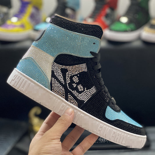 New-PP High-top Leather Shoes