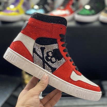 New-PP High-top Leather Shoes