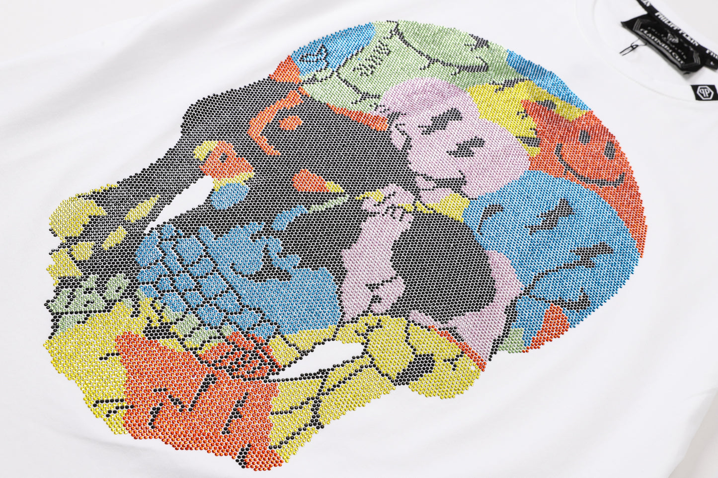 New-PP 2144 skull diamond T-shirt