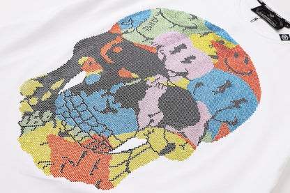 New-PP 2144 skull diamond T-shirt