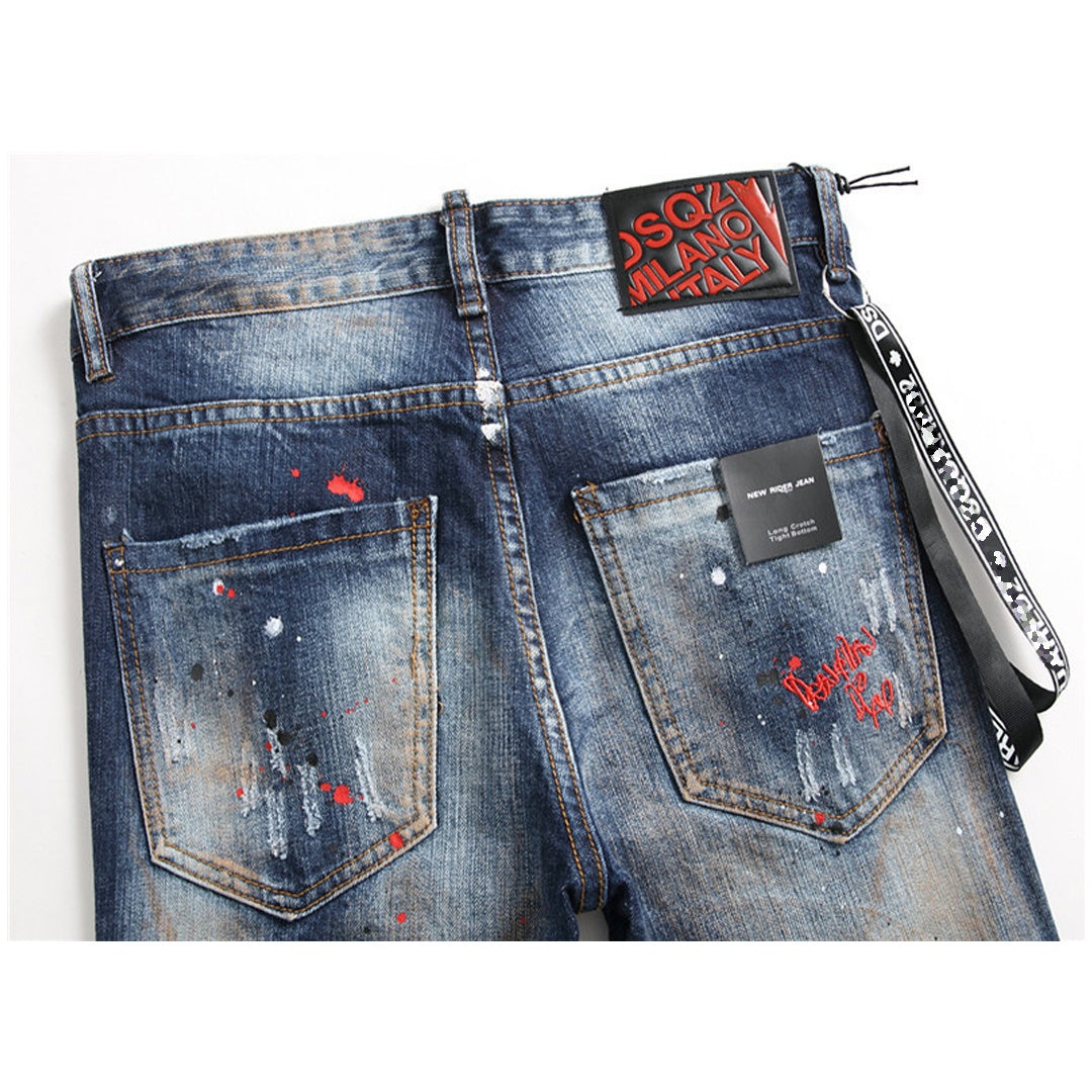 NEW-Spray paint Jeans
