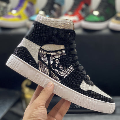 New-PP High-top Leather Shoes