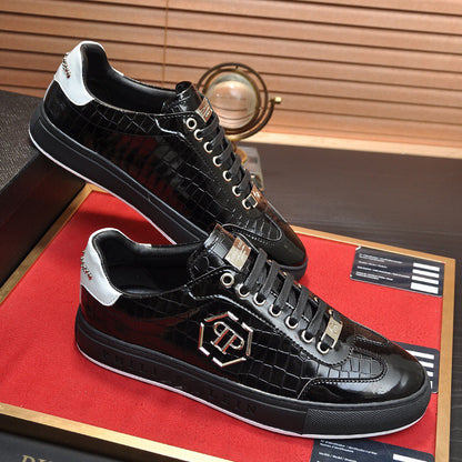 New-PP Leather casual shoes