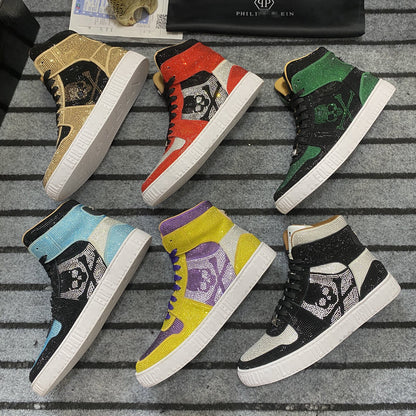 New-PP High-top Leather Shoes