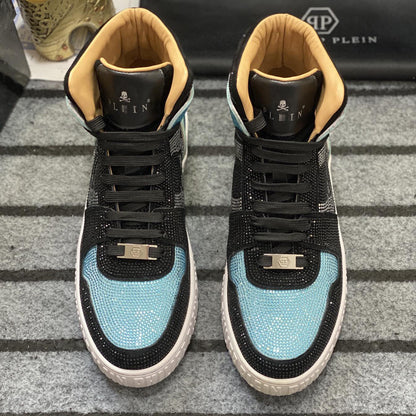 New-PP High-top Leather Shoes