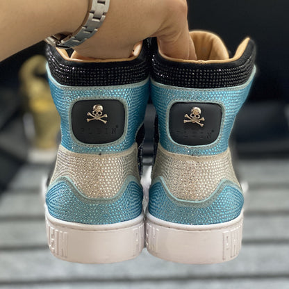 New-PP High-top Leather Shoes