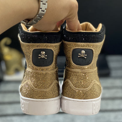 New-PP High-top Leather Shoes