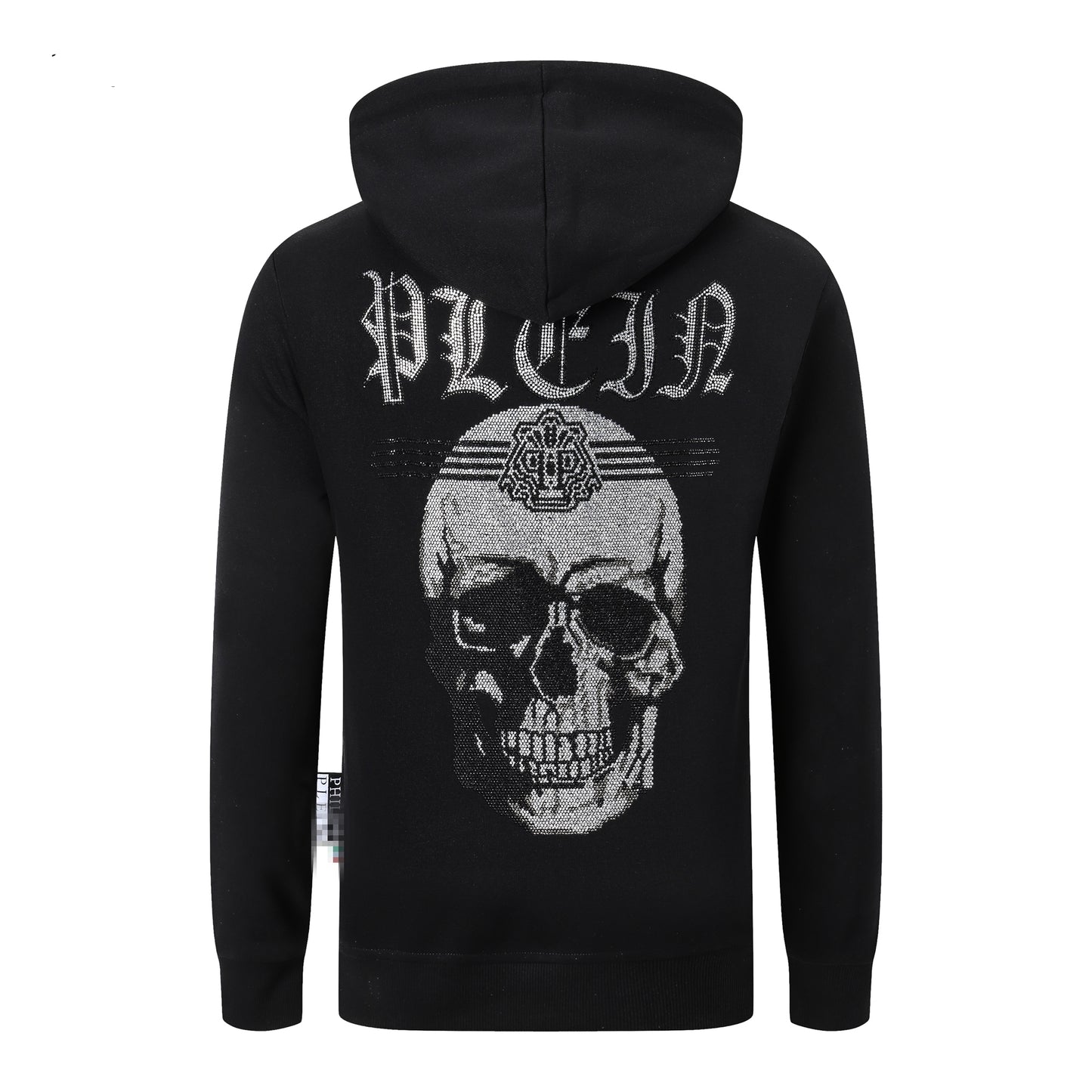 New-PP 8673 skull Diamonds Hoodie