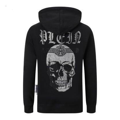 New-PP 8673 skull Diamonds Hoodie