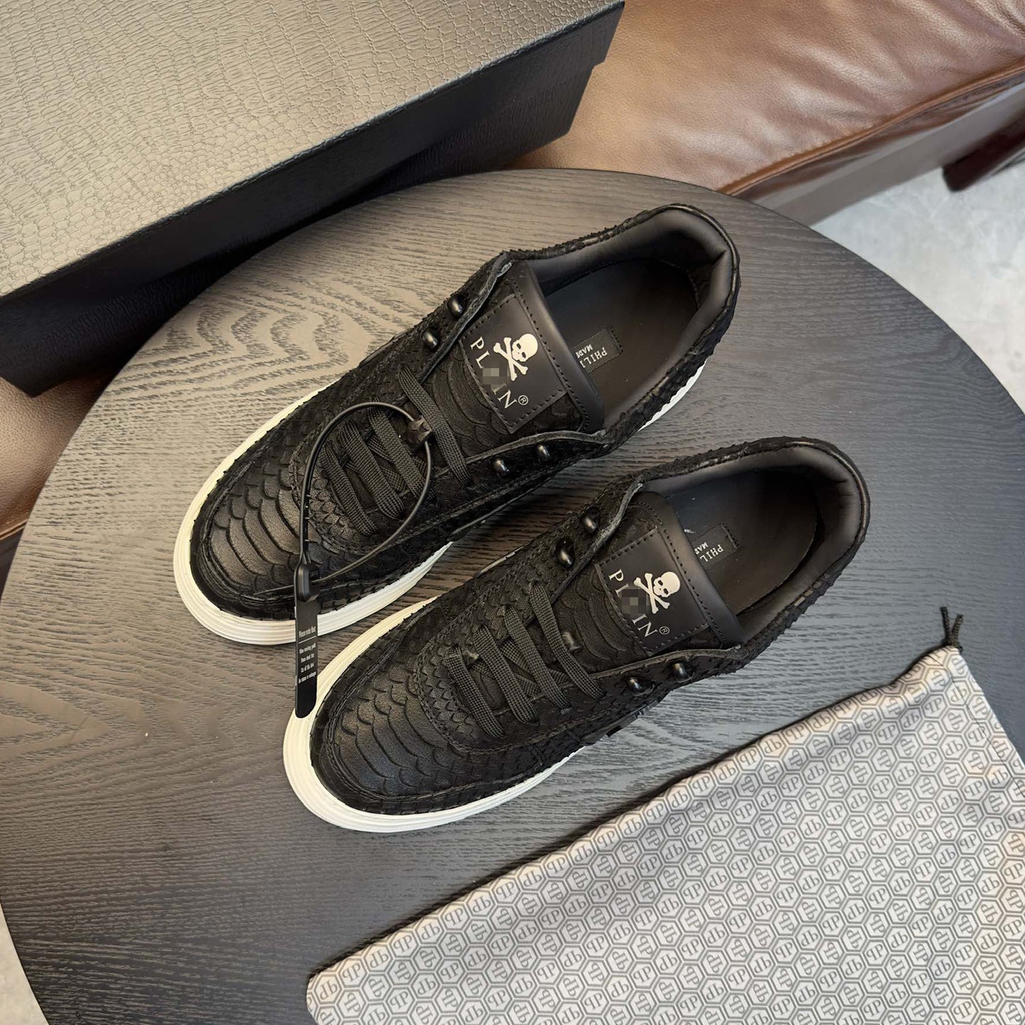 New-PP Leather casual shoes