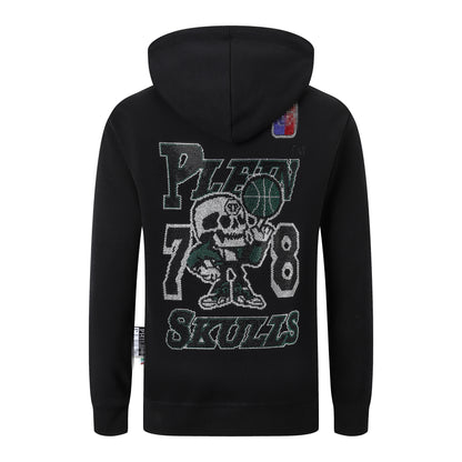 New-PP 8677 skull Diamonds Hoodie