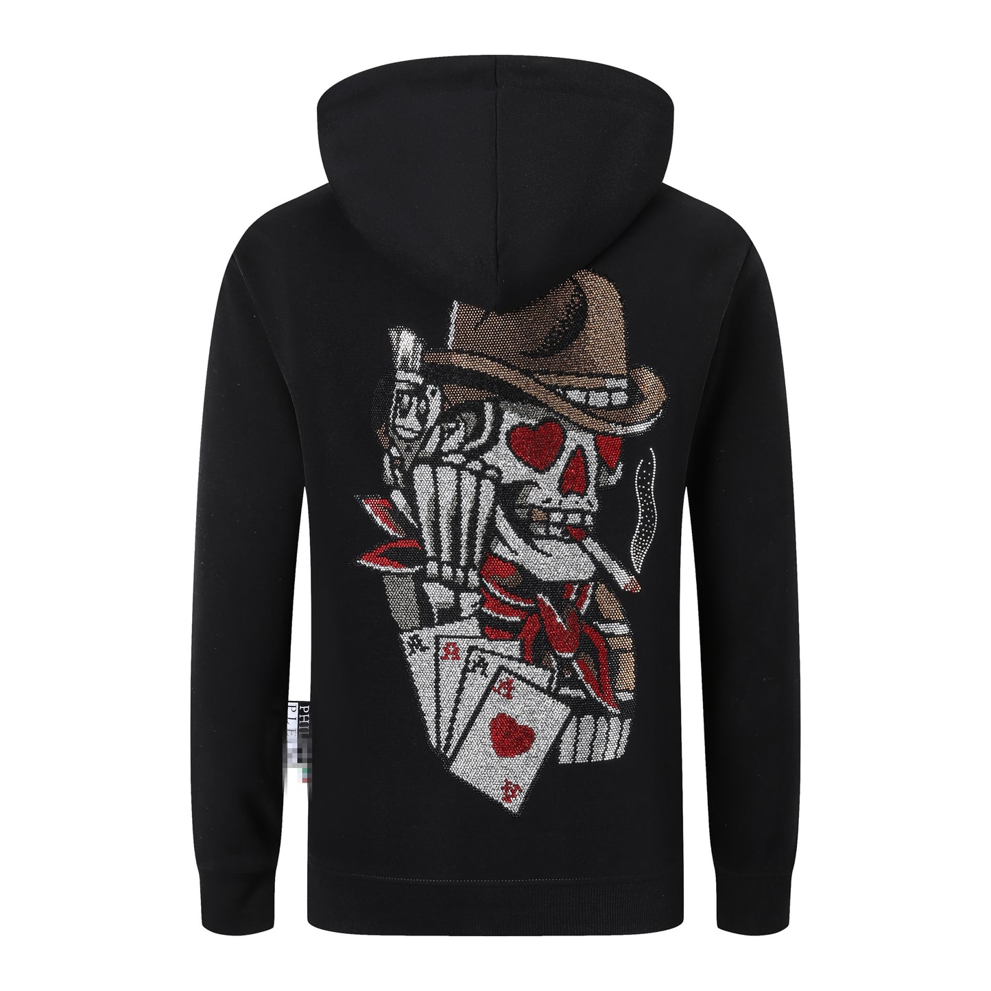 New-PP 8679 Skull Hoodie