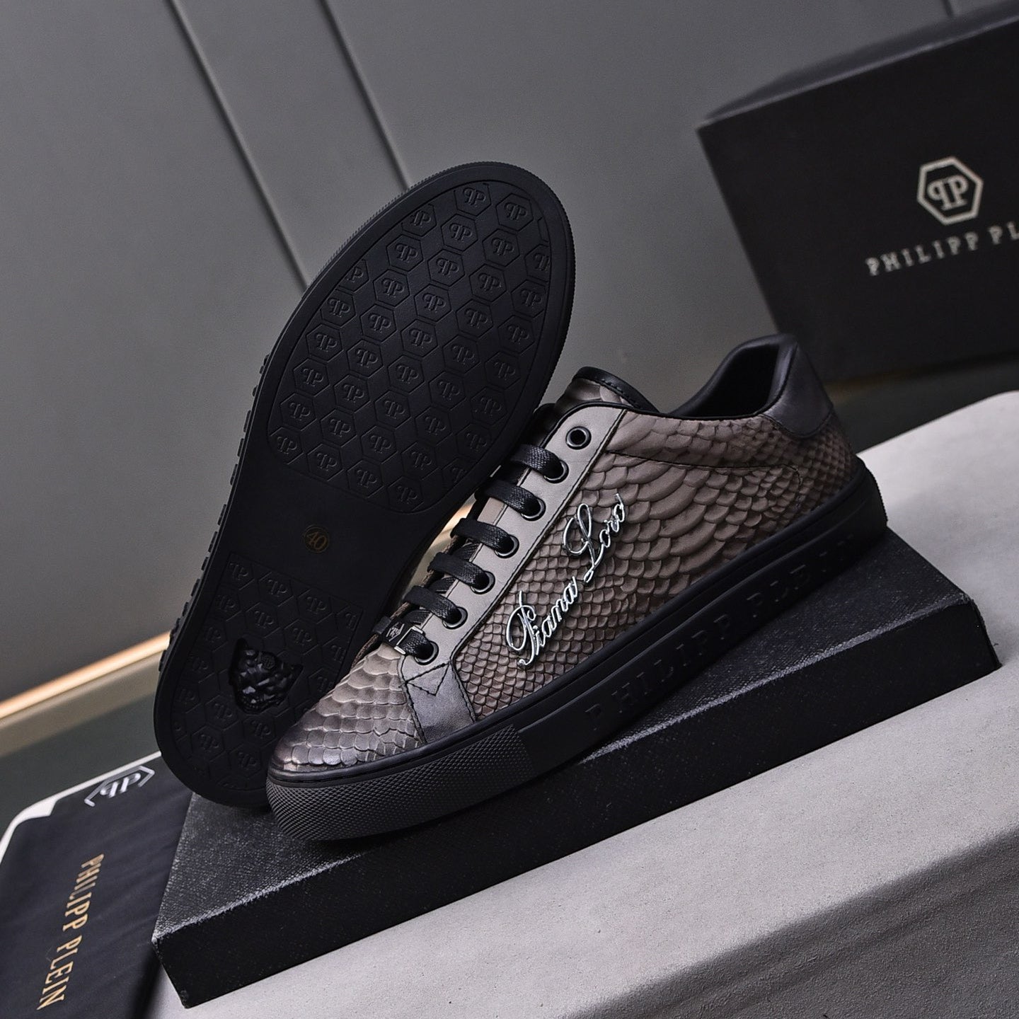 New-PP Casual leather shoes