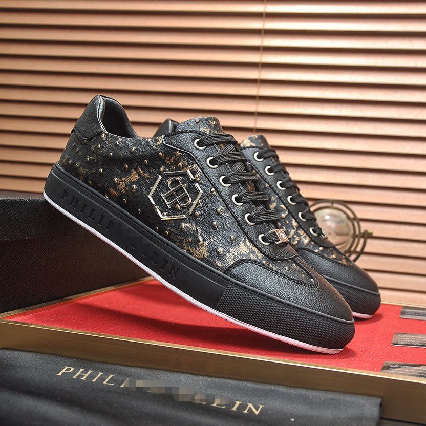 New-PP Casual leather shoes