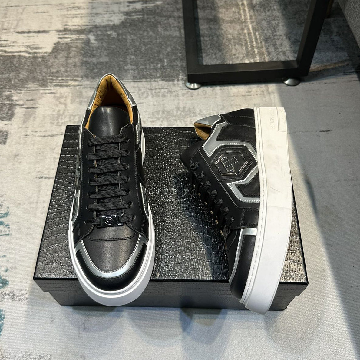 New-PP Casual leather shoes