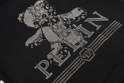 New-PP 8674 bear Diamonds Hoodie