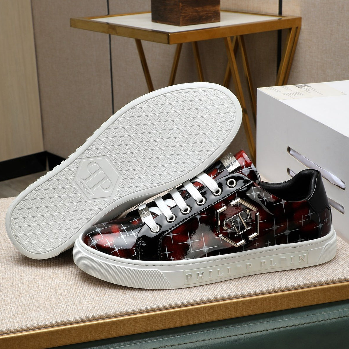 New-PP Leather casual shoes