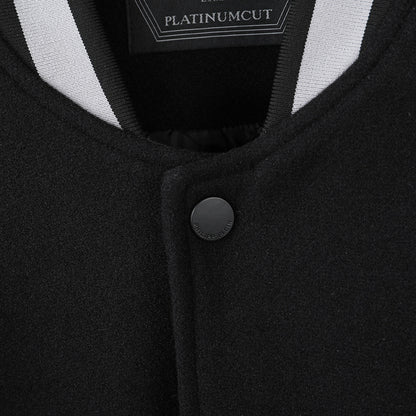 New-PP Leather Baseball Jacket