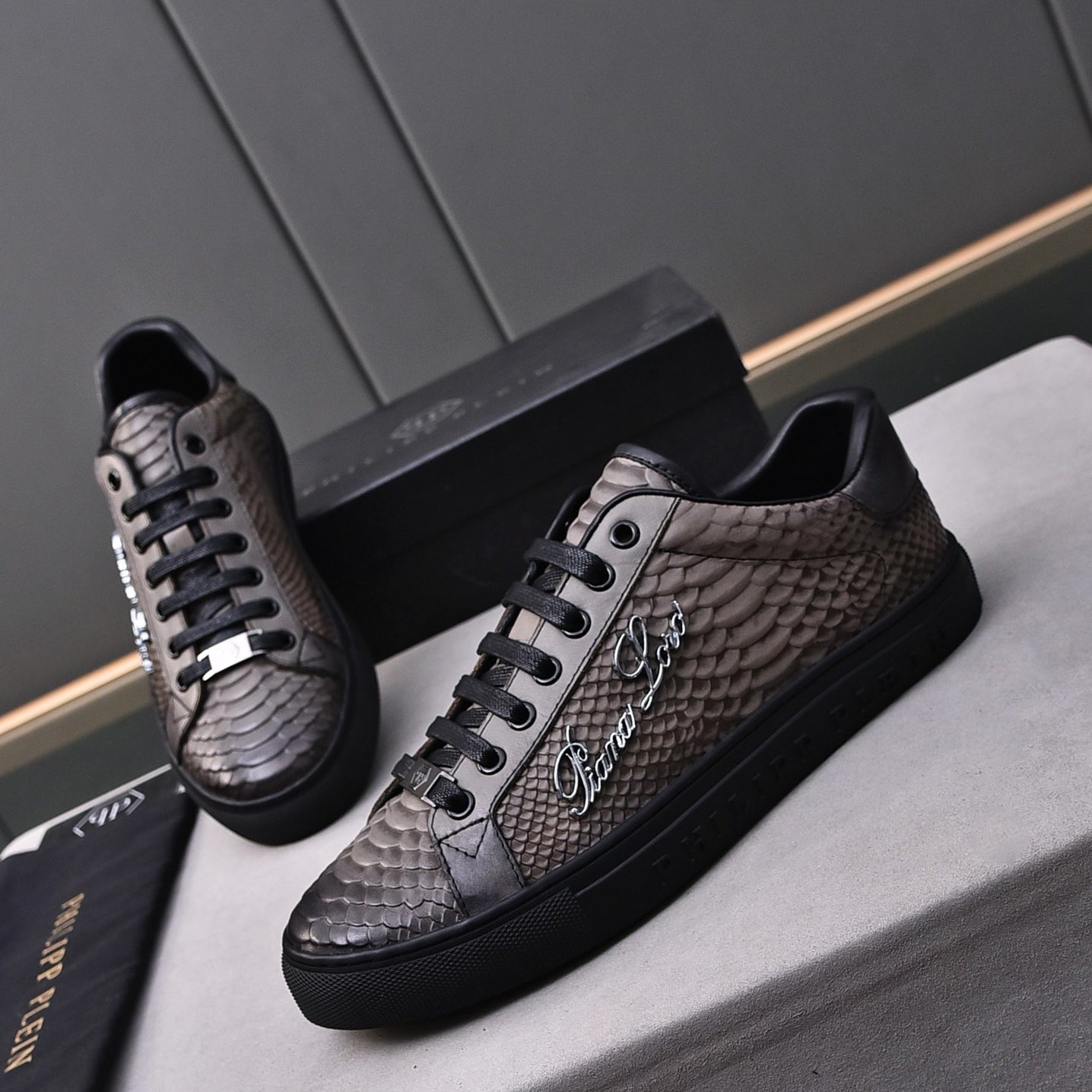 New-PP Casual leather shoes