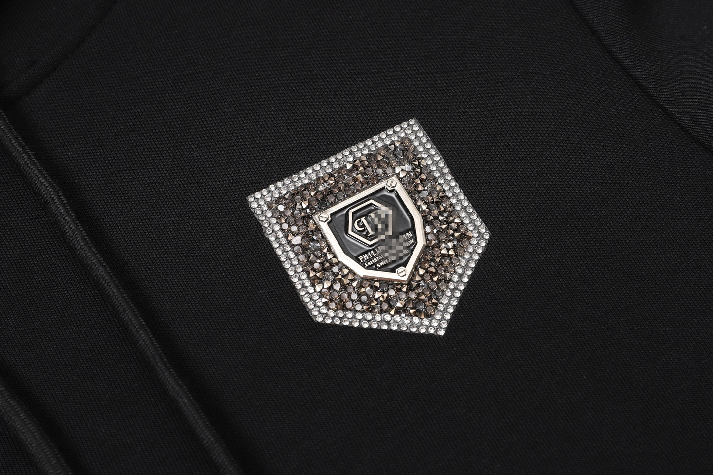 New-PP 8677 skull Diamonds Hoodie