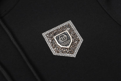 New-PP 8677 skull Diamonds Hoodie