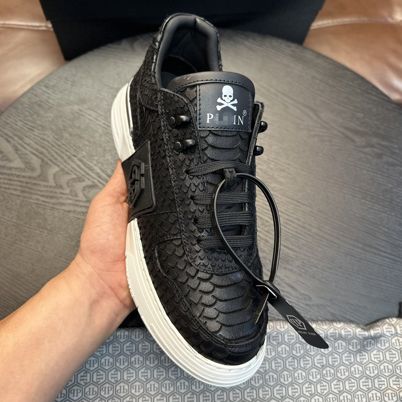 New-PP Leather casual shoes