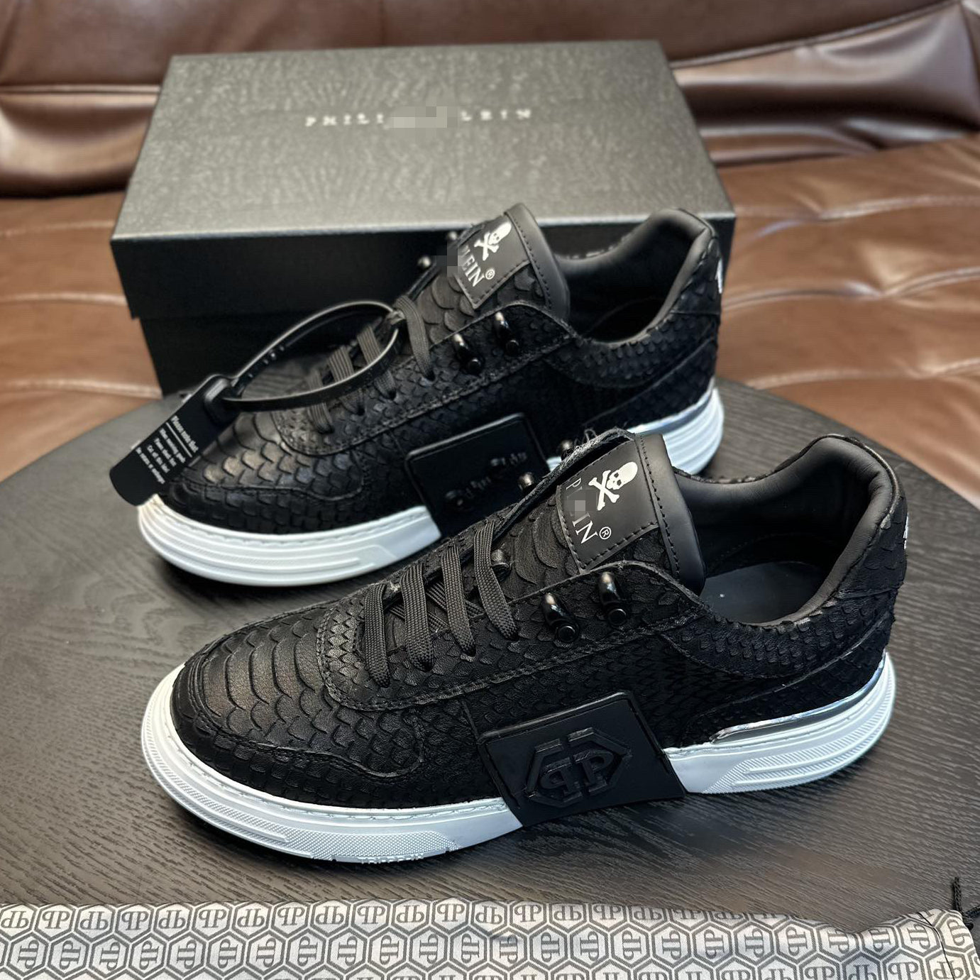 New-PP Leather casual shoes