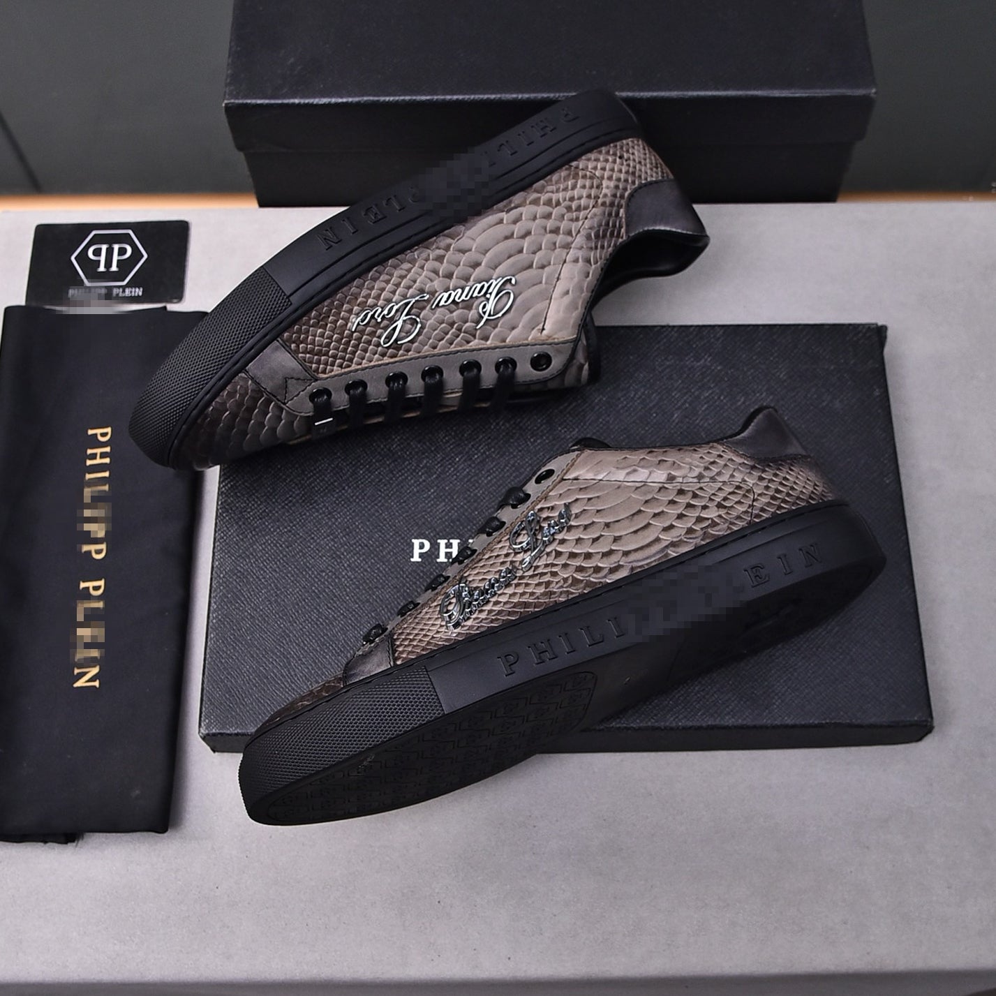 New-PP Casual leather shoes