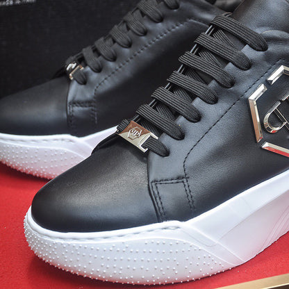 New-PP Casual leather shoes